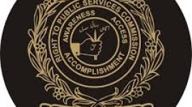 Conducting an awareness session on the importance of Khyber Pakhtunkhwa Right to Public Services Commission