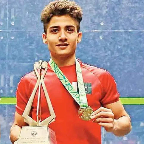 Hamza Khan (World Junior Squash champion): 