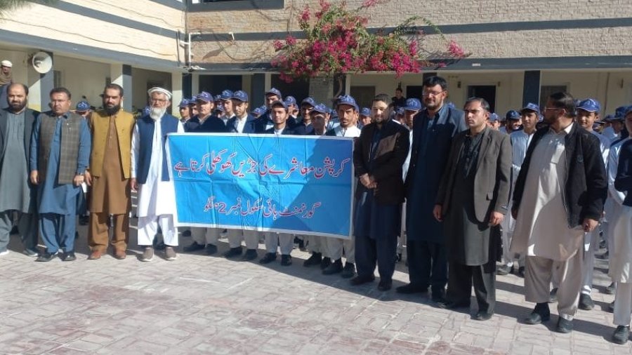 Organized a rally to eradicate corruption in Hangu district