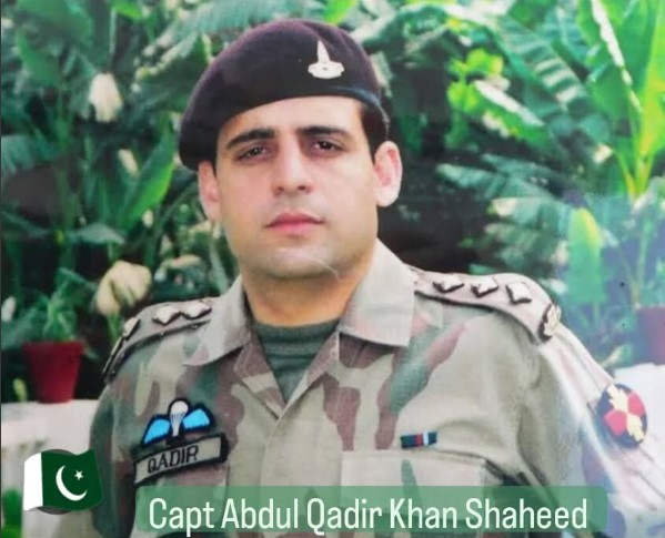 Captain Abdul Qadeer Khan Shaheed (Sitara-e-Basalat):