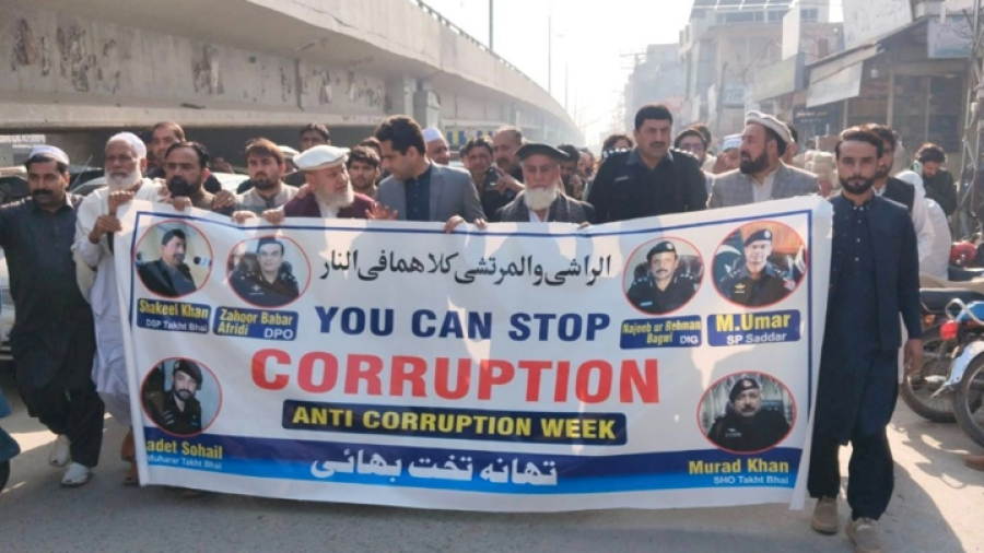 Takhtbhai: Organizing awareness walk to prevent corruption