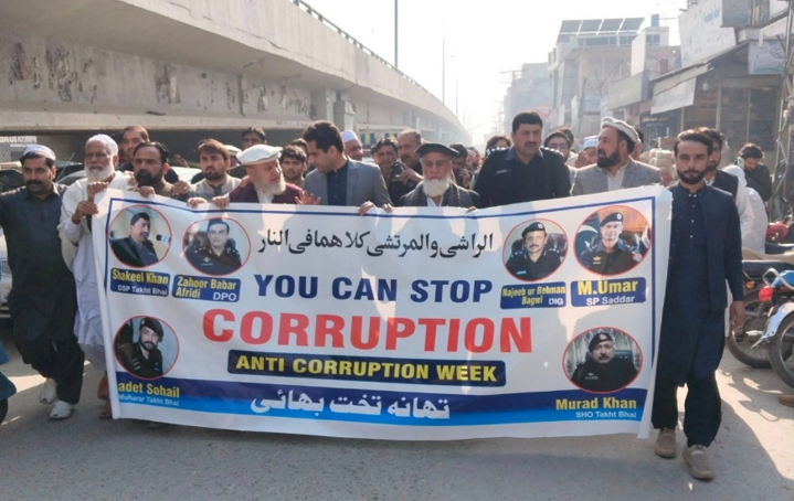 Takhtbhai: Organizing awareness walk to prevent corruption