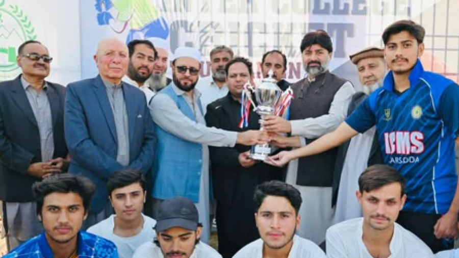 ICMS College Charsadda was declared the winner of the inter-college tournament