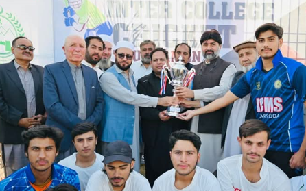 ICMS College Charsadda was declared the winner of the inter-college tournament