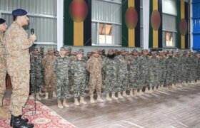 Army Chief's visit to Wana and determination to end terrorism