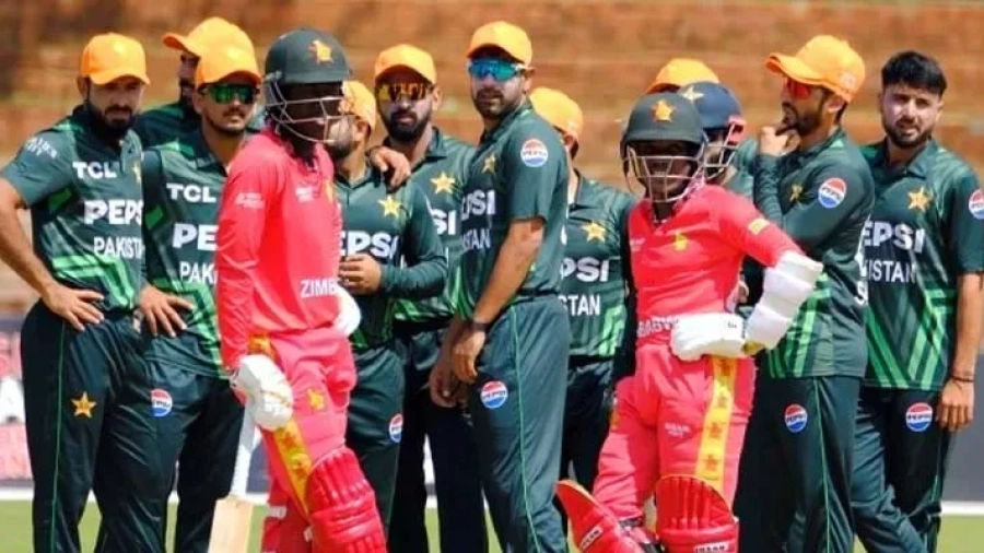 Third T20 match. Zimbabwe beat Pakistan by two wickets