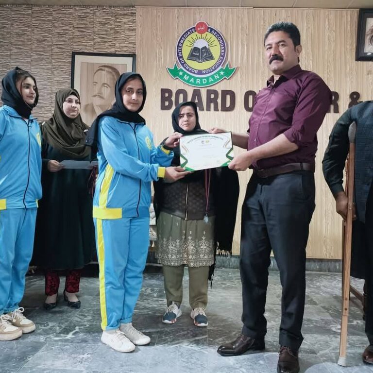 Mardan: All Pakistan Girls Sports Tournament 2024 ends