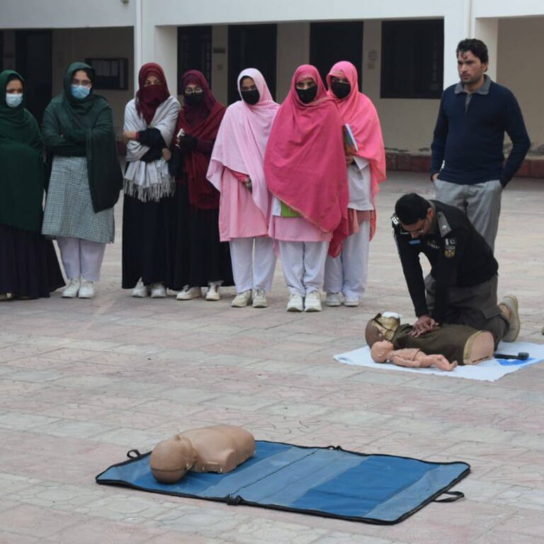 Rescue: One-day Basic Life Support Training organized for Charsadda students