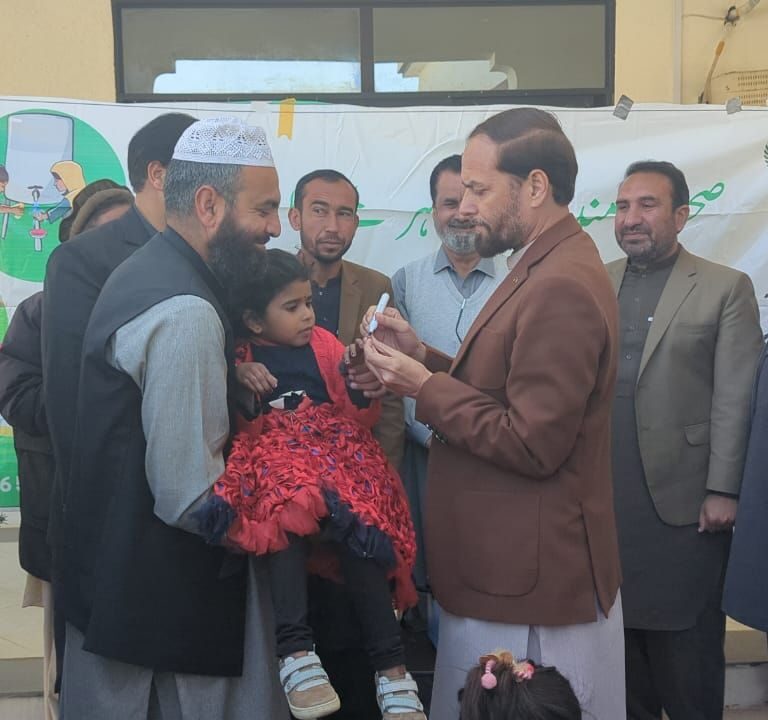 Mohmand: Inauguration of anti-polio campaign in headquarters Ghalnai