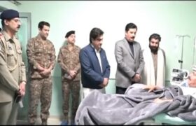 Governor Khyber Pakhtunkhwa Faisal Karim Kundi visit to CMH Peshawar