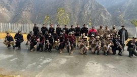 Conducting special exercises in Kamila Kis camp under the supervision of Pak Army officers