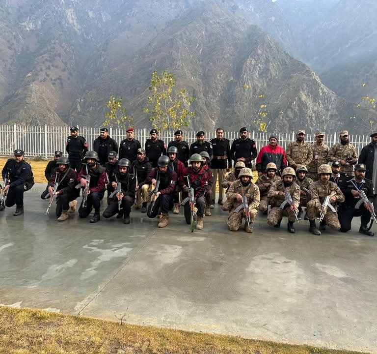 Conducting special exercises in Kamila Kis camp under the supervision of Pak Army officers