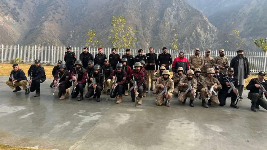 Conducting special exercises in Kamila Kis camp under the supervision of Pak Army officers