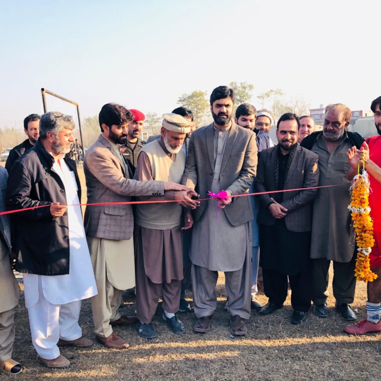 Peshawar: Plan to build more than 100 sports fields in rural areas introduced