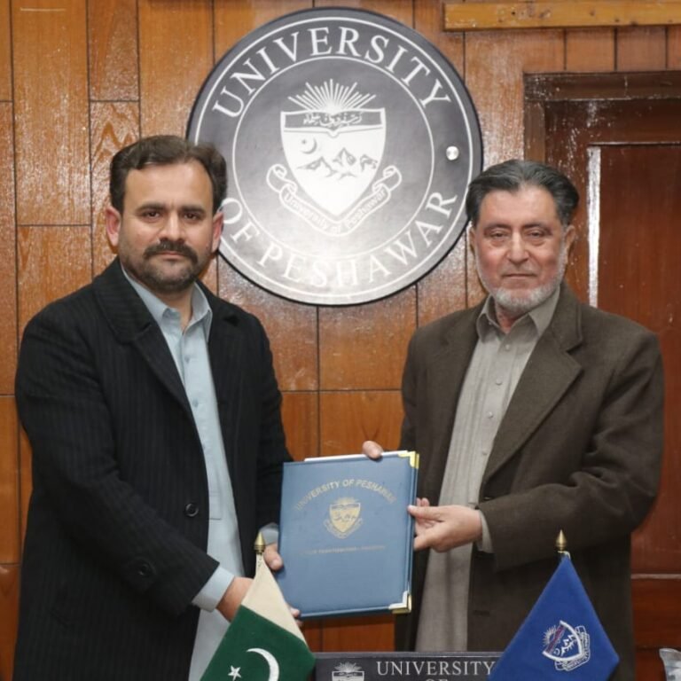 Research agreement signed between University of Peshawar and Italian University