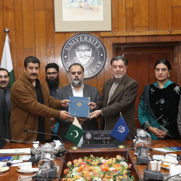 Three-year agreement signed between University of Peshawar and Directorate of Social Welfare