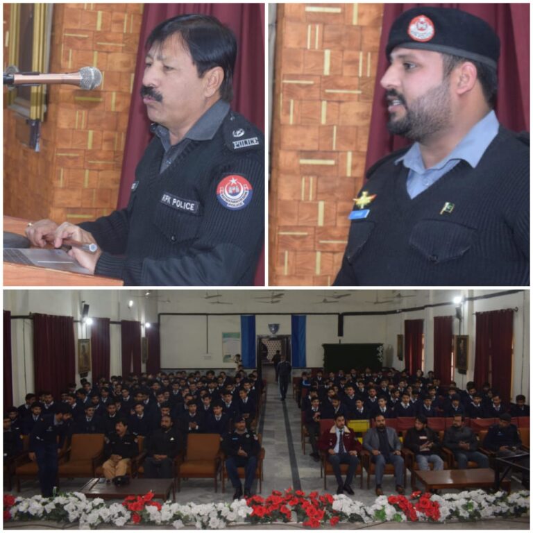 Awareness session held at Fazal Haq College under the supervision of SP Traffic Warden