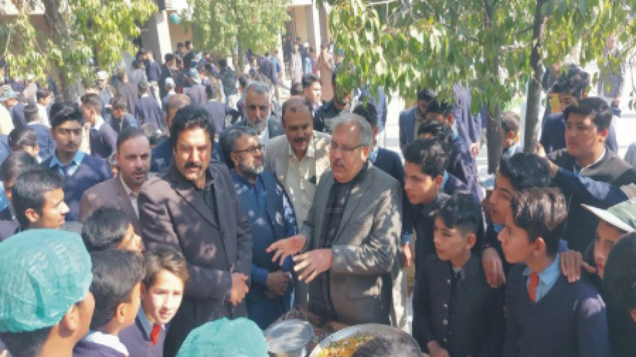 Mardan: Organized Food Festival at Government Higher Secondary School