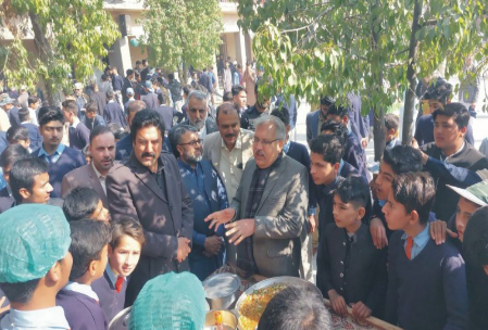 Mardan: Organized Food Festival at Government Higher Secondary School