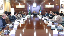 The meeting was chaired by Chief Minister Khyber Pakhtunkhwa Ali Amin Khan Gandapur