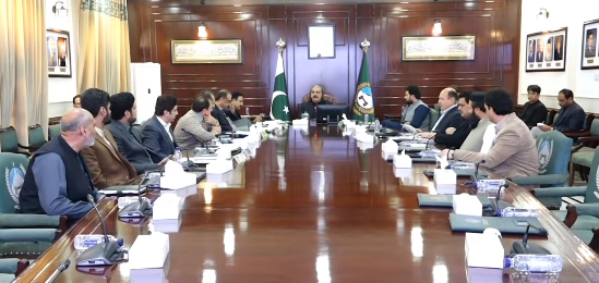 The meeting was chaired by Chief Minister Khyber Pakhtunkhwa Ali Amin Khan Gandapur