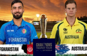 Important match between Afghanistan and Australia in Group B of ICC Champions Trophy today