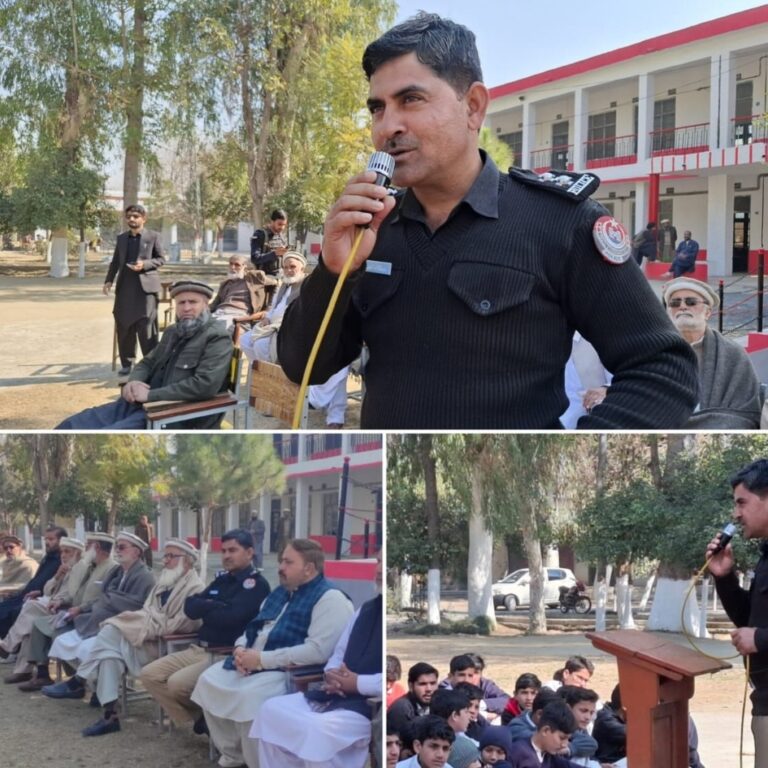 Mardan: Anti-drug awareness campaign held at government school