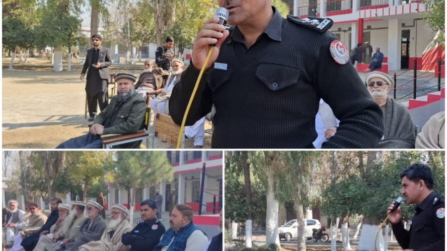 Mardan: Anti-drug awareness campaign held at government school