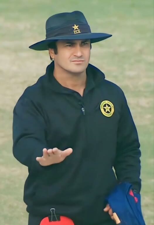 Zulfiqar Jan from Charsadda, elected as field umpire for the first time in international cricket