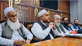 افغان مہاجرین کی پریس کانفرنس