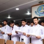 White coat ceremony for new students in Peshawar Medical College