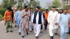 Peshawar: Cleanliness campaign begins in Hayatabad