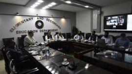 KP Education Minister Tarakai Reviews Exam Reforms, Praises Matric Transparency
