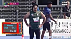 Arshad Nadeem wins Gold at Asian Athletics Championship