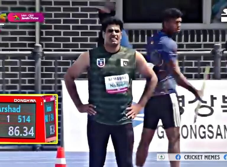 Arshad Nadeem wins Gold at Asian Athletics Championship