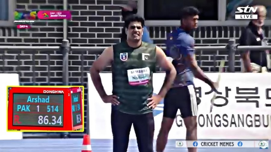 Arshad Nadeem wins Gold at Asian Athletics Championship
