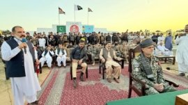 Bajaur: A grand ceremony was held to celebrate the great success of “Operation Bunyan Al-Marsoos”