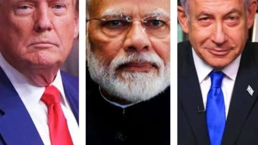 trump netanyahu and modi