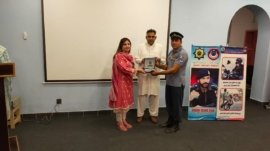 Traffic Rules Awareness Seminar at Home Economics Girls College Peshawar University