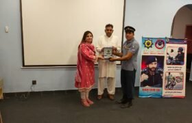 Traffic Rules Awareness Seminar at Home Economics Girls College Peshawar University
