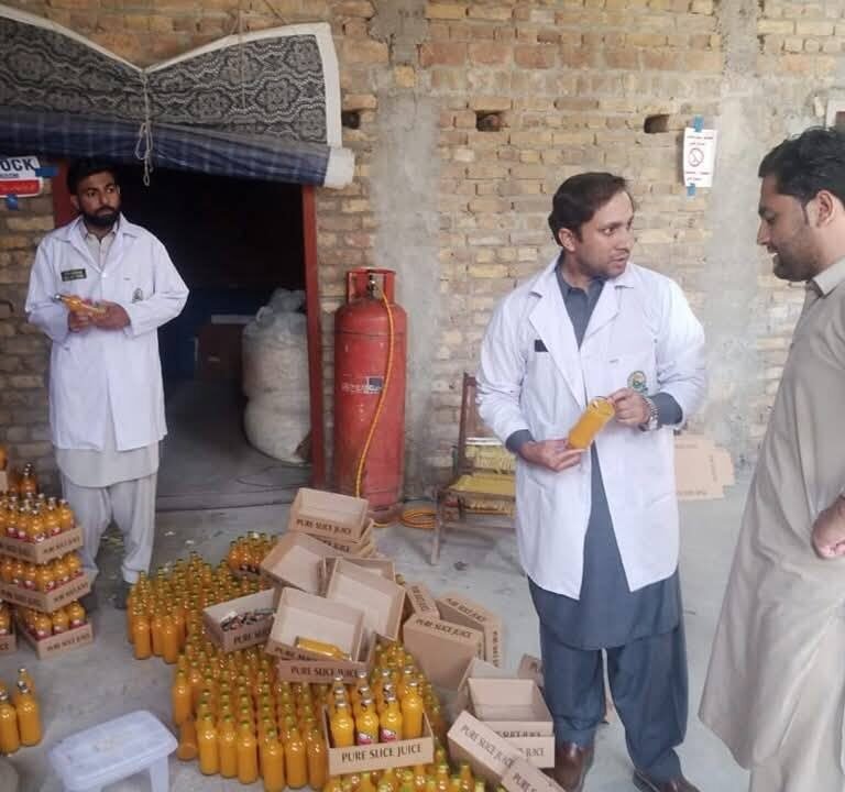 Major actions of Khyber Pakhtunkhwa Food Authority against non-standard and harmful drinks