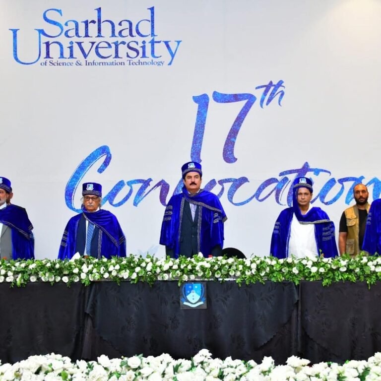 Governor Khyber Pakhtunkhwa's speech at the 17th convocation of Sarhad University