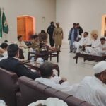 Bannu Jirga with Commissioner and Army