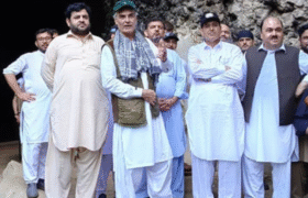 Secretary Environment and Forests Khyber Pakhtunkhwa visit to Orakzai tribal district