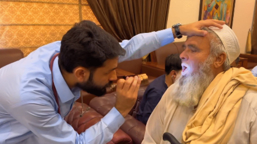 Organized free medical camp in Malik Saad Shaheed Police Line