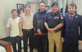 Chinese Business Community Delegation Visits Malik Saad Shaheed Police Line