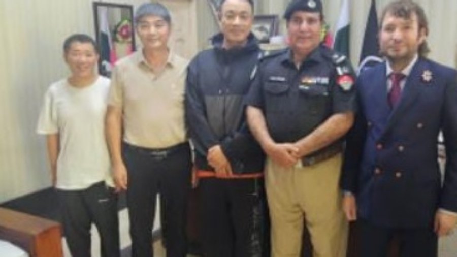 Chinese Business Community Delegation Visits Malik Saad Shaheed Police Line
