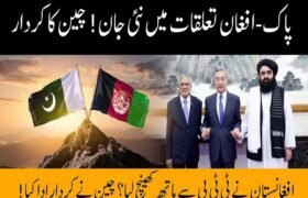 Pak-Afghan relations have begun to improve with the efforts of China and other friendly countries.