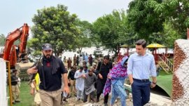 District administration Nowshera has launched the third phase of the grand operation against encroachment