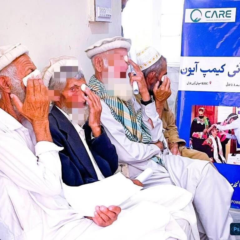 Care-free eye camp organized by Al-Khidmat concludes